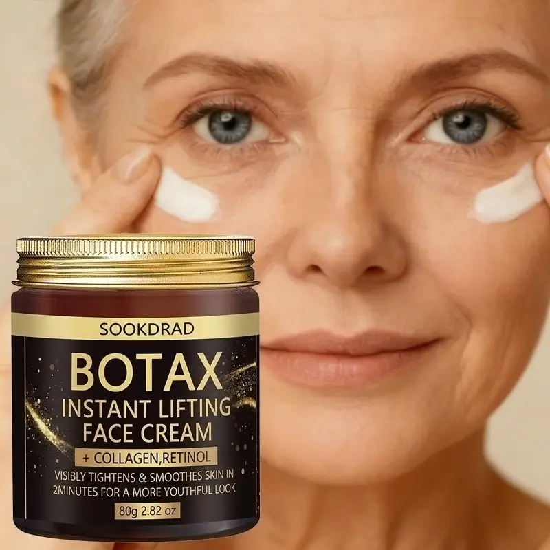 Botax Instant Firming Cream with Collagen and Retinol, 80g, for All Skin Types, Daily Skincare, Unisex, Face Care