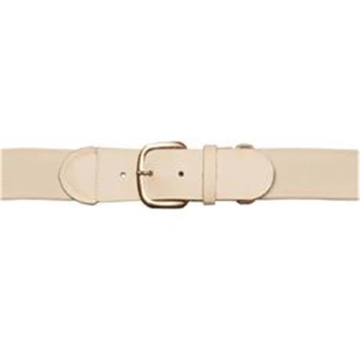 212 MAIN Adult Baseball & Softball Uniform Elastic Waist Belt - Full Grain Tab, Adjustable Length, Leather, White
