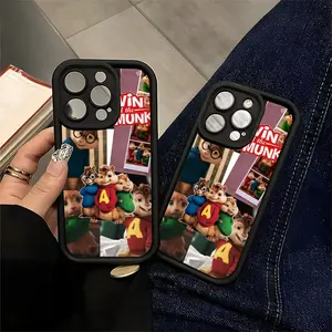 Alvin and the Chipmunks Phone Case Compatible with iPhone 11/12/13/14/15/16 (Pro Max/Plus) - Cute Cartoon Animal Design for Fans of Music & Retro Style