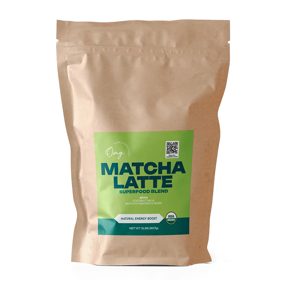Organic Bulk Foodservice Pack: Chaga Chai (Tea), Chaga Mocha, Golden Milk, Matcha Latte, Brain Boost, Energy Boost Coffee - Dietary & Healthcare