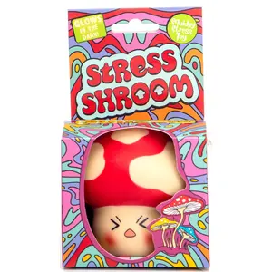 Boxer Gifts - Stress Shroom | Novelty Stress Toys For Adults and Kids | Squishy Fidget Toys Mushroom Toy | Psychedelic Anxiety Relief Gifts Cute Funny Gift for Birthdays and Christmas