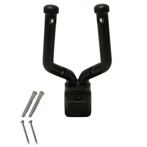 ChromaCast Slim Line Guitar Wall Hanger Stand for Guitar, Bass, Ukulele, Violin, Cello, Mandolin, Banjo, Saxophone, & Trumpet