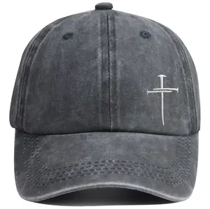 Lightweight Outdoor Soft Wear Jesus Hat, Christian Gifts for Women Men, Adjustable Embroidered Cotton Circumference Daily Religious Baseball Cap
