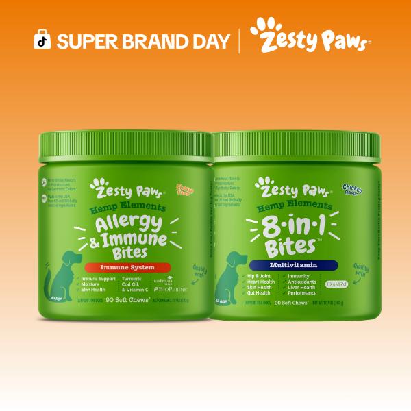 Hemp Elements Best of the Zest 2 Pack Bundle for Dogs