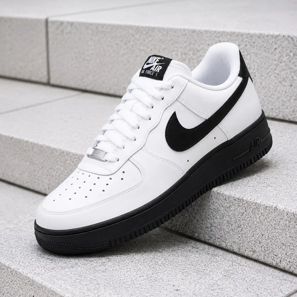 Nike Air Force 1 Low '07 White Black FJ4146-129 Men's Fashion Sneaker New