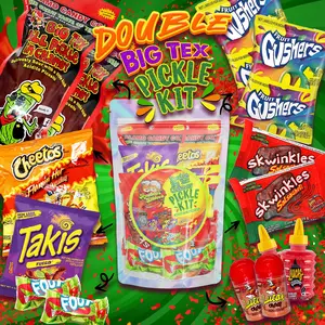 Double Big Tex Chamoy Pickle Kit - Explosive Mix of Sweet, Sour, and Heat!