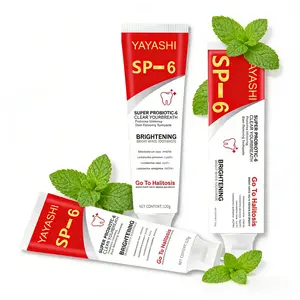 SP-6 Toothpaste Oral Health Management,SP-6 Probiotic Whitening Toothpaste - Enhanced Formula with 6 Probiotics for Teeth Whitening and Gum Health - Enamel-Safe, Fluoride-Free, Double Mint Flavor,Fresh Breath (Double Mint)