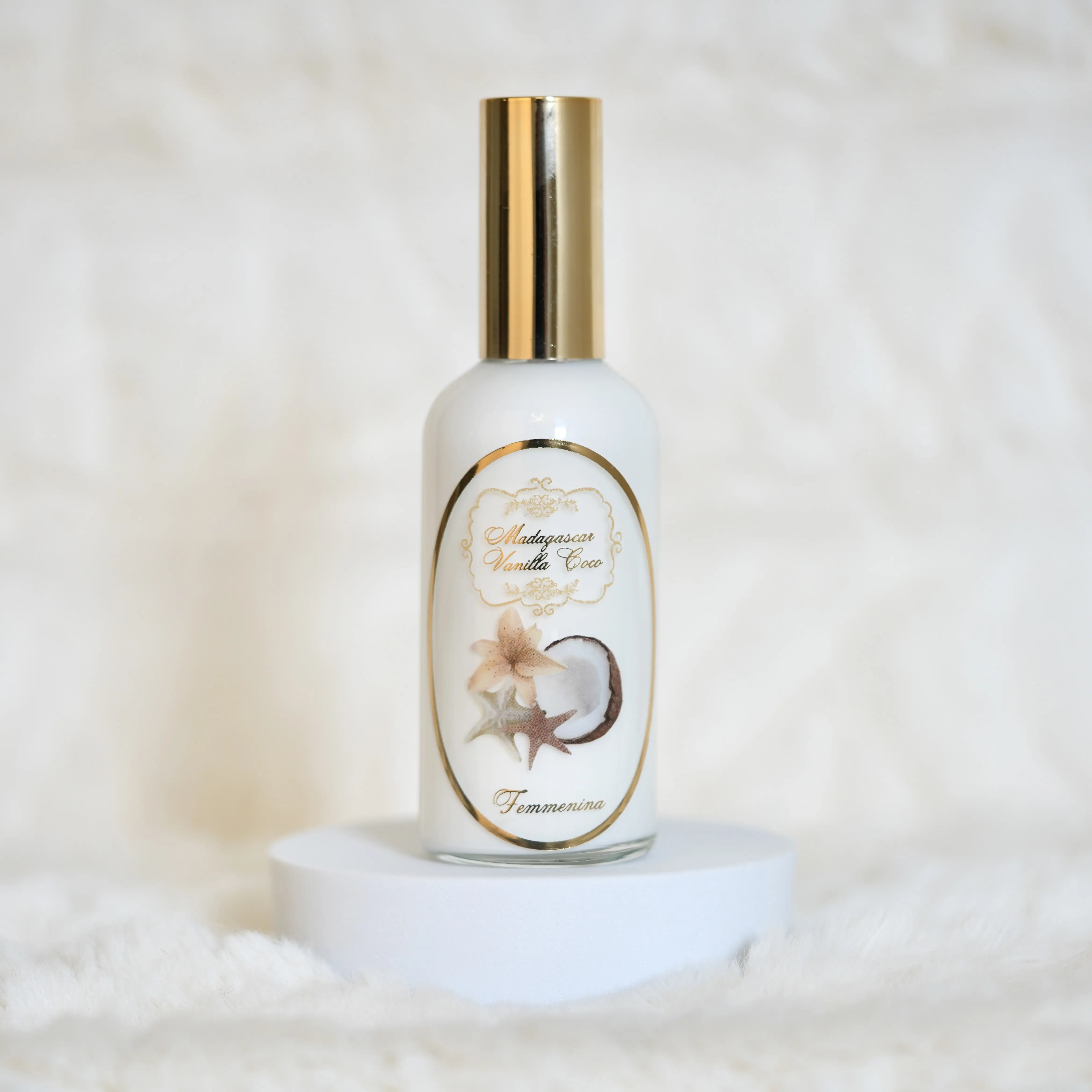 Madagascar Vanilla Coco Mist, Concentrated formula, A Delicate Mist of Lasting Elegance for Your Hair, Lightweight Vegan