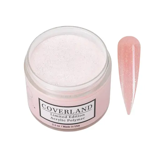 Tones Coverland Acrylic Powder "Petite Goyave" 3.5oz Limited Edition - Excellent Adhesion & Flexibility, Made in the USA Great for Nail Art