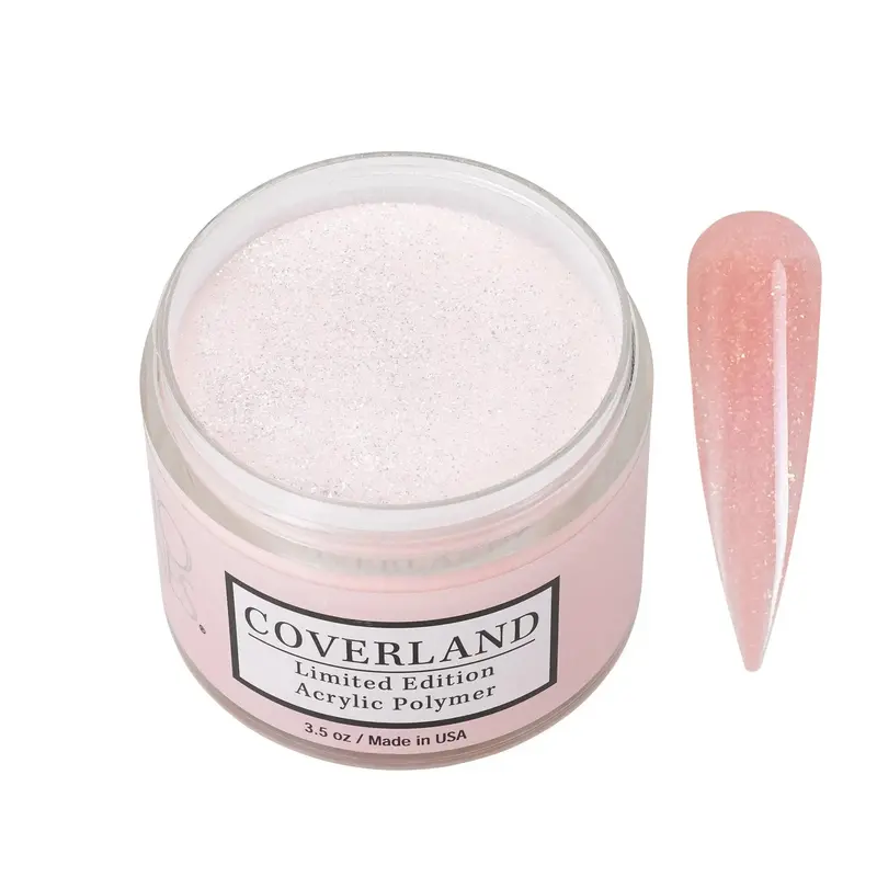 Tones Coverland Acrylic Powder "Petite Goyave" 3.5oz Limited Edition - Excellent Adhesion & Flexibility, Made in the USA Great for Nail Art