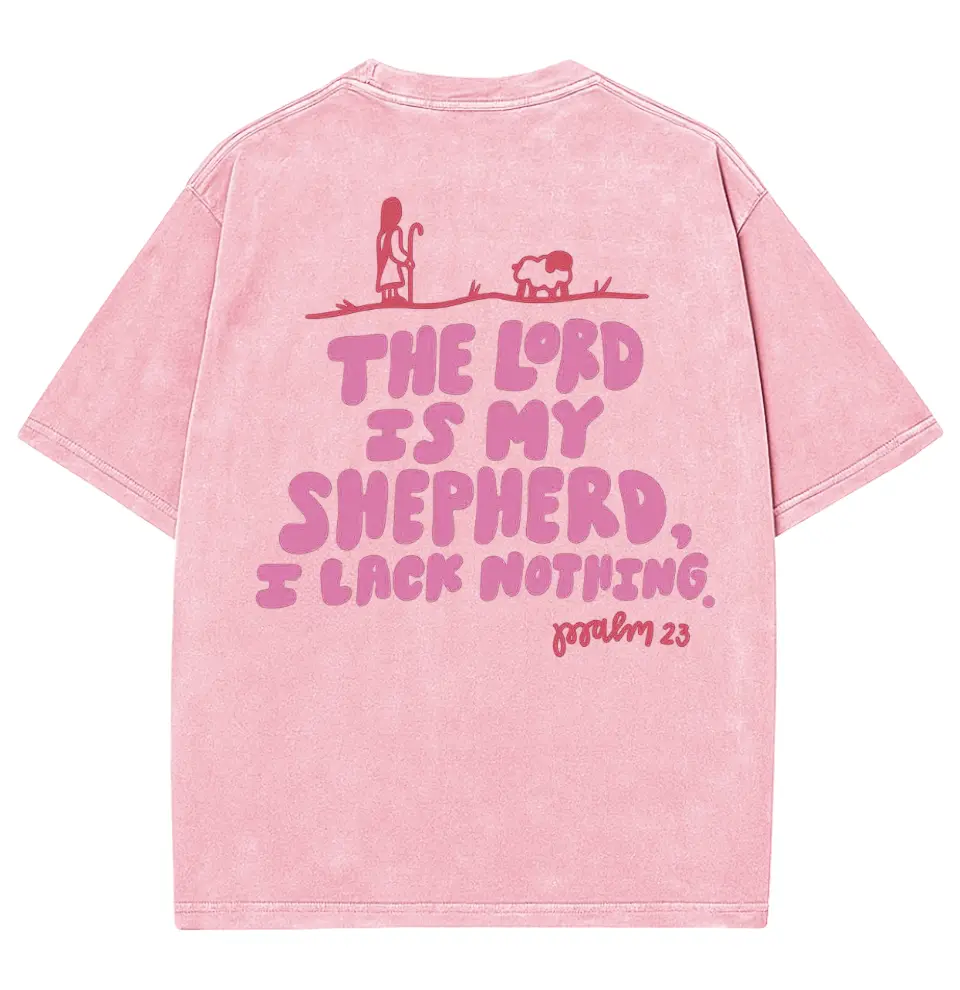 The Lord Is My Shepherd I Lack Nothing Shirt, Christian t shirts, Vintage I Love Jesus Shirt, Jesus design 2025, Gift For Men And For Women, Gift Love Jesus, Full Size, Full Color Womenswear