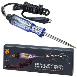 Continuity & Current Tester - 6-12 V DC - 24 V AC - Heavy Duty - 54" Cord -  Light - Electrical Tester