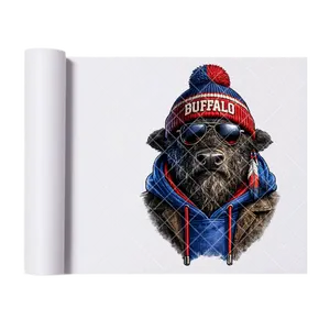 Buffalo Football - Direct Print Film Transfer for T-Shirts, Cotton, Polyester & Blends - High-Quality Print