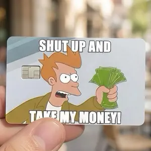 Funny Futurama Debit Card Skin Sticker 2 Pack Vinyl Credit Card Cover