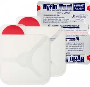NAR Hyfin Vent Compact Chest Seal Twin Pack