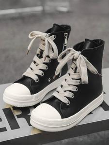 men's fashionable lace up high top sneakers, casual comfortable breathable sports shoes, male all-match round toe shoes for daily wear