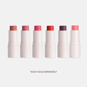 Red Aspen Cream Blush Stick with Vitamin E for a Buildable Dewy Flush in 5 Shades