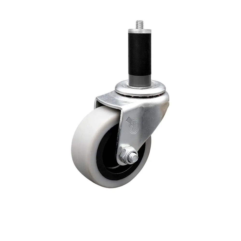 Service Caster SCC-EX05S210-TPRS-118 2 in. Swivel Thermoplastic Rubber Caster Wheel & 1.13 in. Expanding Adapter Stem Caster