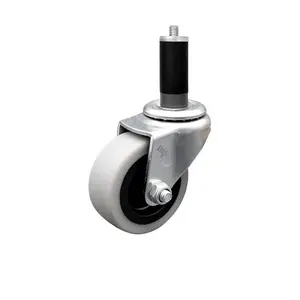 Service Caster SCC-EX05S210-TPRS-118 2 in. Swivel Thermoplastic Rubber Caster Wheel & 1.13 in. Expanding Adapter Stem Caster