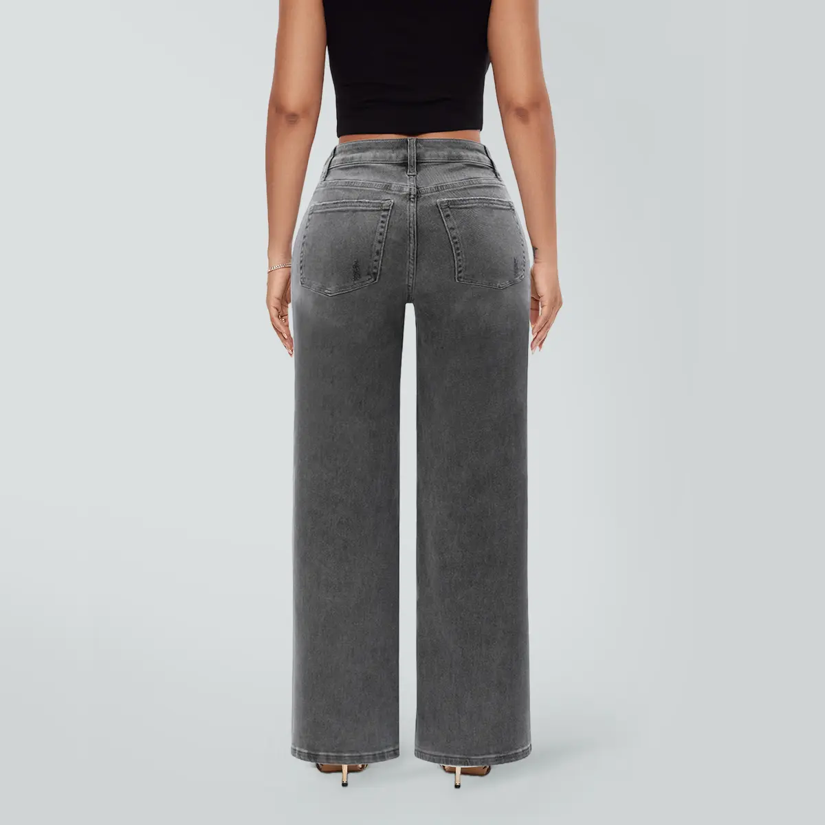 Magic ONESO Women's Mid-Low Rise Baggy Jeans: Stretchy Wide Leg & Distressed Gray Denim Pants with Tummy Control, BBL Curve Hugging Fit for Plus & Regular Size leg baggy jean#Spring Picks#TikTokShopSpringGlowUp Magic ONESO Women's Mid-Low Rise Baggy Jeans: Stretchy Wide Leg & Distressed Gray Denim Pants with Tummy Control, BBL Curve Hugging Fit for Plus & Regular Size leg baggy jean#Spring Picks#TikTokShopSpringGlowUp