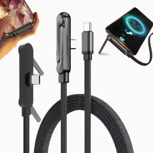 Phone Charger Stand Fast Charging Bracket, Electronic Data Cable, Gaming Phone Holder, 1.5m Braided Data Line, Supports Charging While Playing