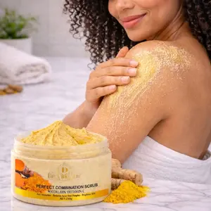 TUMERIC DEEP EXFOLIATING FACE & BODY SCRUBS.
