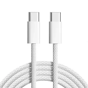 Braided 240W Type C to Type C Fast Charging Cable ,Charging Cable for iPhone 15/15 Pro/15 Pro Max/Samsung Galaxy, Phone Charging Cable