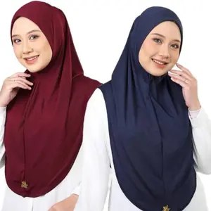 Hijab One Piece - Instant, Comfortable Fit, Versatile Style, Ideal for Everyday Wear Long Islamic sport
