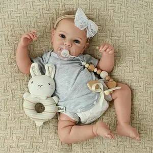 [WOOROY] Reborn Baby Doll - Birthday & Christmas Gift, 20 In Lifelike Realistic Baby Doll with Full Vinyl Body, Amazing Gifts Toy with Accessories for Kids 3+ girl