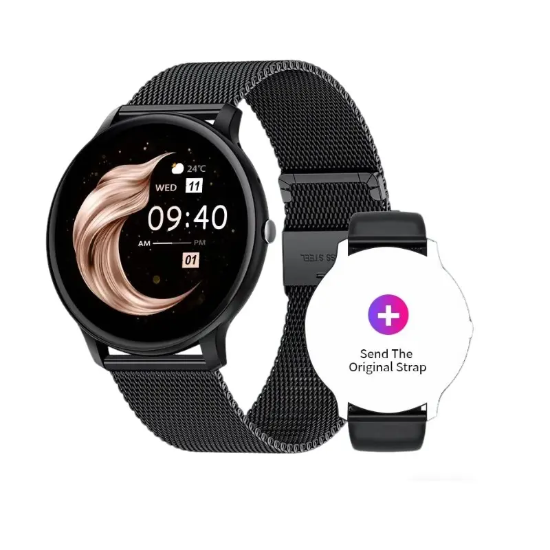 Fashion Classic Smart Watch 1.5 Inch Screen Digital Music Control Wireless Calling Unisex Sports Watch for Android and iOS Phones, Wearable Smartwatch