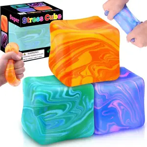 The new  Flowing Pattern Ice Cube Maltose Decompression Toy is an educational and stress-relieving toy for children. It features realistic geometric shapes, a 3D textured surface, and a tactile feel that children will love.