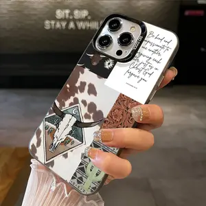 Western part Case for iPhone 16 15 14 Pro Max 13 12 11 XR XS Plus Shockproof Non Slip Military-Grade Protection slim Cover Protector Screen Protector