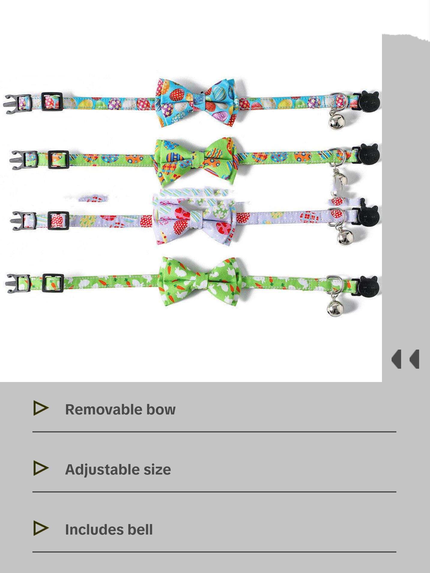 Easter Bunny Carrot Egg Pet Collar