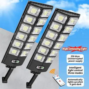 2pack Intelligent light control  LED solar lights, outdoor parking lot lights, garden solar lights (dusk to dawn), wide-angle sensor and remote control, suitable for garden, patio and path lighting.