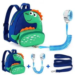 Toddler Safety Harness Backpack Leash, Anti Lost Wrist Link for Kids Walking Travel Outdoor Use