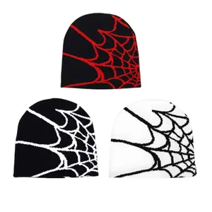 Spider Web Design Beanie - Unisex/One Size
