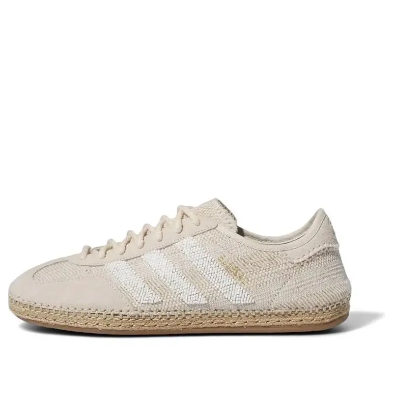 adidas gazelle silver green womens Adidas Gazelle Indoor Shoes in Grey Two / Cloud White / Gold Metallic main image 0