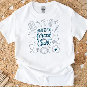 Graphic T-shirt for Nurses, Funny Medical Quote Tee, Casual Short Sleeve Top, Women’s Nurse Life Shirt, Gift for Healthcare Workers