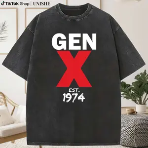Generation X Washed Tee – Raised on Hose Water Cotton Unisex T-Shirt