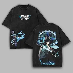 Miyabi + Yixuan ZZZ Zenless Zone Zero Washed Tshirt, Unisex Ultra Cotton Washed Tshirt, Sweater, Hoodie , Indie FPS Game Shirt, Gift For Game Fan, Streetwear Clothes