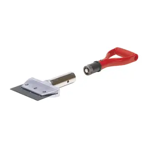 Roberts  6 in. Heavy-Duty Convertible Scraper, Red