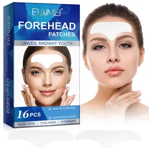 ELAIMEI Forehead and Between Eyes Patche,Facial Patches to Smooth & Soften Forehead & Eleven Lines,For Overnight Use,16 Pcs Relaxing Comfort Skin Care Serum