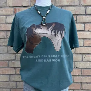 Lord has won horse Top comfort colors