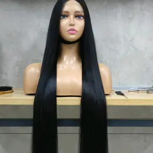 Customized 2x6 Straight Human Hair Wig, 30" Length