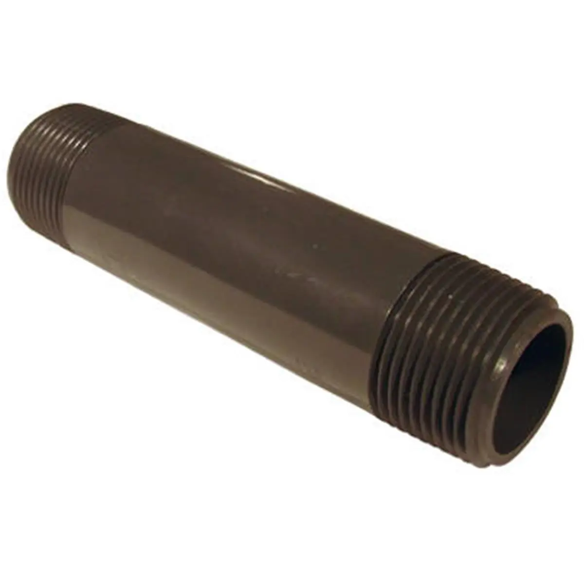 Mueller Pipe Nipple Fitting, Schedule 80 PVC, 1 in. x 5 in. with Male Threaded Ends for Marine Boat Plumbing, Pipe Fitting, 5.13 In.
