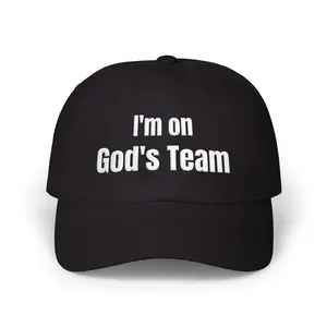 I’m On God’s Team Christian Hat, Faith Dad Cap for Men & Women