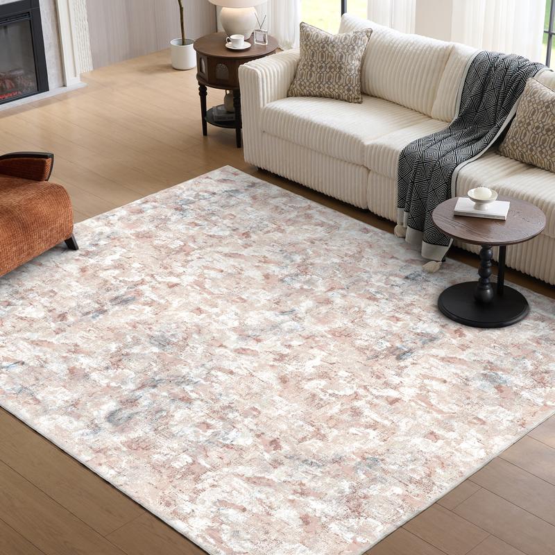 VIPfree Retro Bohemian Area Rugs 2*3FT, Non-Slip Foldable Washable Rugs for Living Room, Entryway, Bedroom, Kitchen and Corridor, Non Shedding