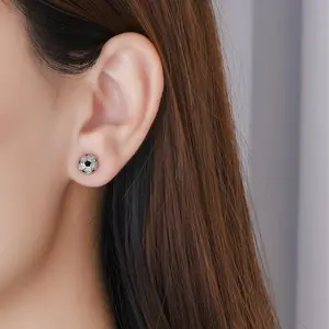 Soccer Ball Necklace Pendant for Girls Sports Jewelry 14K Gold Plated Soccer Cross Necklace for Boys Soccer Player Gifts