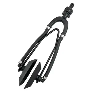 ISURE MARINE Universal Rectangular Dual Water Feed Outboard Motor Water Flusher Boat Ear Muff Engine Flusher for Marine Boat