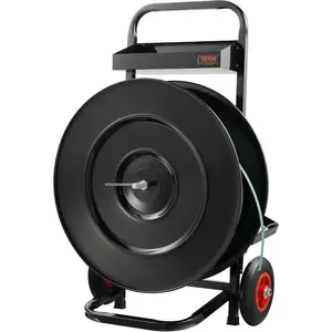 VEVOR PP Banding Strapping Kit with Strapping Tensioner Tool, Banding Sealer Tool, 328 ft Length, 100 Metal Seals, Pallet Packaging Strapping Banding Kit, Banding Packaging Strapping for PackingVEVOR Super Brand Day